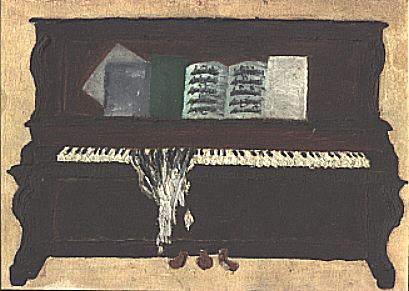 Painting of piano 